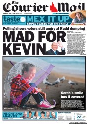 Courier Mail (Australia) Newspaper Front Page for 10 June 2013