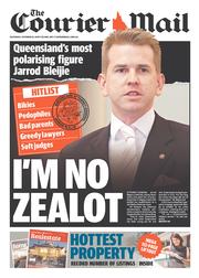 Courier Mail (Australia) Newspaper Front Page for 19 October 2013