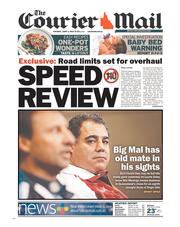 Courier Mail (Australia) Newspaper Front Page for 4 June 2013
