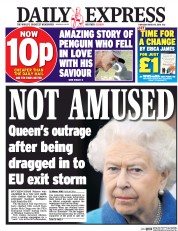 Daily Express () Newspaper Front Page for 10 March 2016