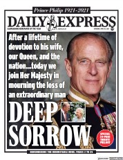 Daily Express () Newspaper Front Page for 10 April 2021
