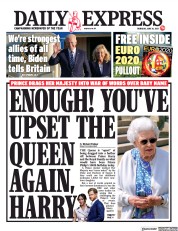 Daily Express () Newspaper Front Page for 10 June 2021