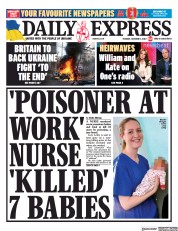 Daily Express () Newspaper Front Page for 11 October 2022