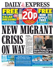 Daily Express () Newspaper Front Page for 11 March 2017