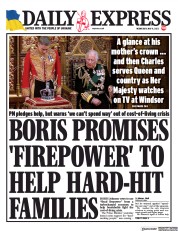 Daily Express () Newspaper Front Page for 11 May 2022