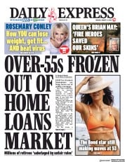 Daily Express () Newspaper Front Page for 11 August 2020