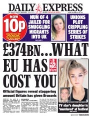 Daily Express () Newspaper Front Page for 12 September 2017