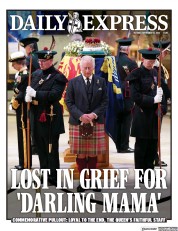Daily Express () Newspaper Front Page for 13 September 2022