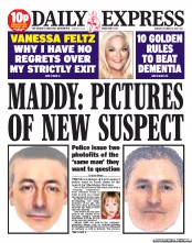 Daily Express () Newspaper Front Page for 14 October 2013