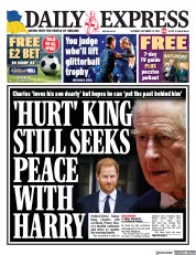 Daily Express () Newspaper Front Page for 17 December 2022