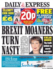 Daily Express () Newspaper Front Page for 17 February 2018
