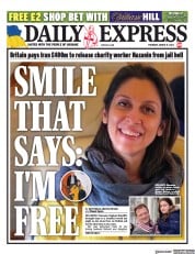 Daily Express () Newspaper Front Page for 17 March 2022