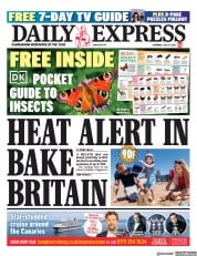 Daily Express () Newspaper Front Page for 17 July 2021