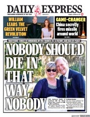 Daily Express () Newspaper Front Page for 18 October 2021