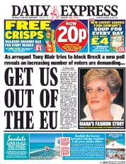 Daily Express () Newspaper Front Page for 18 February 2017