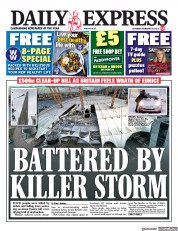 Daily Express () Newspaper Front Page for 19 February 2022