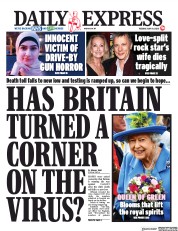 Daily Express () Newspaper Front Page for 19 May 2020