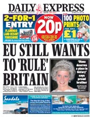 Daily Express () Newspaper Front Page for 1 July 2017