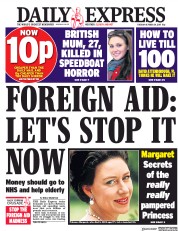 Daily Express () Newspaper Front Page for 24 October 2017