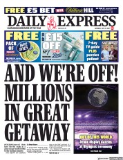 Daily Express () Newspaper Front Page for 24 July 2021