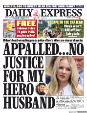 Daily Express () Newspaper Front Page for 25 July 2020