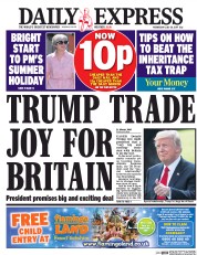 Daily Express () Newspaper Front Page for 26 July 2017