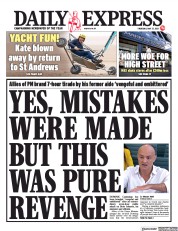 Daily Express () Newspaper Front Page for 27 May 2021