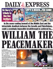 Daily Express () Newspaper Front Page for 27 June 2018