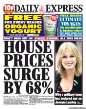 Daily Express () Newspaper Front Page for 27 September 2011