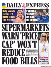 Daily Express () Newspaper Front Page for 29 May 2023