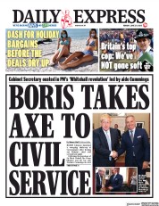 Daily Express () Newspaper Front Page for 29 June 2020