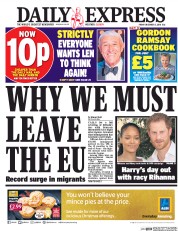 Daily Express () Newspaper Front Page for 2 December 2016
