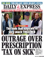 Daily Express () Newspaper Front Page for 2 September 2021