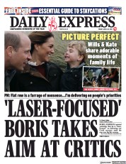 Daily Express () Newspaper Front Page for 30 April 2021