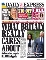 Daily Express () Newspaper Front Page for 30 April 2022
