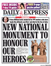 Daily Express () Newspaper Front Page for 30 May 2020