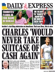 Daily Express () Newspaper Front Page for 30 June 2022