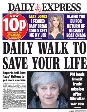 Daily Express () Newspaper Front Page for 3 April 2017