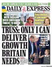 Daily Express () Newspaper Front Page for 3 August 2022
