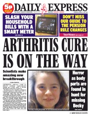 Daily Express () Newspaper Front Page for 4 March 2015