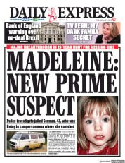 Daily Express () Newspaper Front Page for 4 June 2020