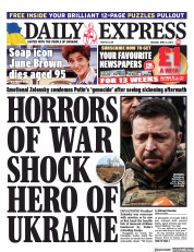 Daily Express () Newspaper Front Page for 5 April 2022