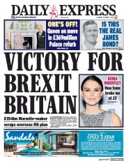 Daily Express () Newspaper Front Page for 6 October 2018