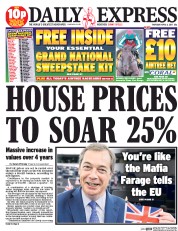 Daily Express () Newspaper Front Page for 6 April 2017