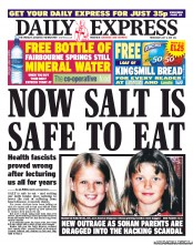 Daily Express () Newspaper Front Page for 6 July 2011