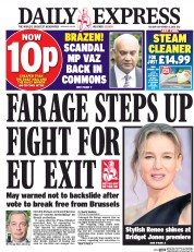 Daily Express () Newspaper Front Page for 6 September 2016