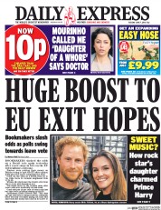 Daily Express () Newspaper Front Page for 7 June 2016