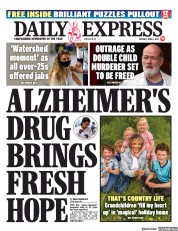 Daily Express () Newspaper Front Page for 8 June 2021