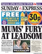 Daily Express Sunday () Newspaper Front Page for 10 July 2016
