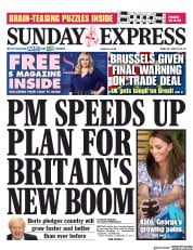 Daily Express Sunday () Newspaper Front Page for 28 June 2020